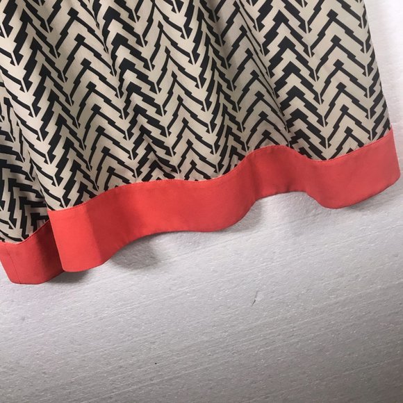THML Sz S Chevron Flounce Layered Sleeveless Dres - Picture 8 of 8